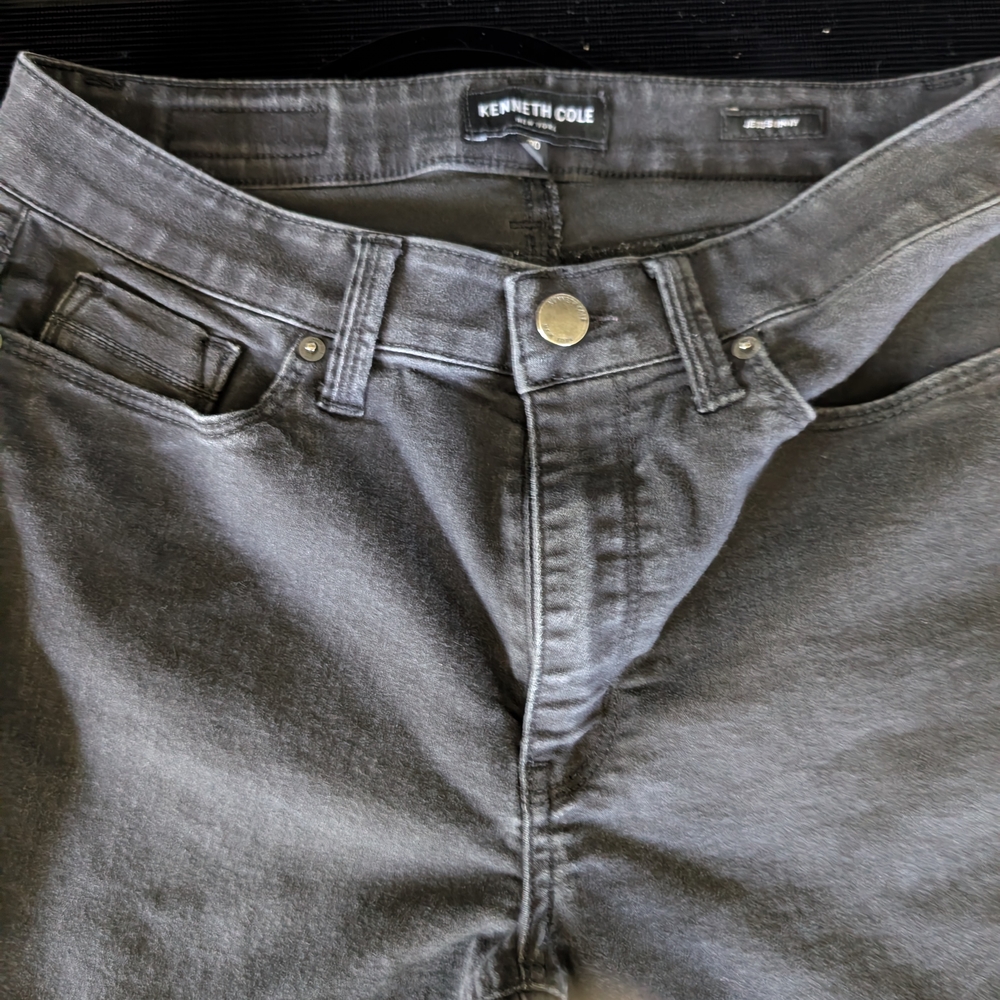 Kenneth Cole Slim Straight Black Men's Jeans Size 30/ 8